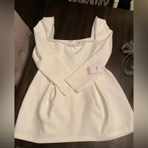 THE ULTIMATE MUSE PEARL DRESS | WHITE